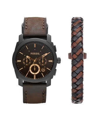 Fossil Men's Machine Watch: Gift Set Le MVP de beaucoup