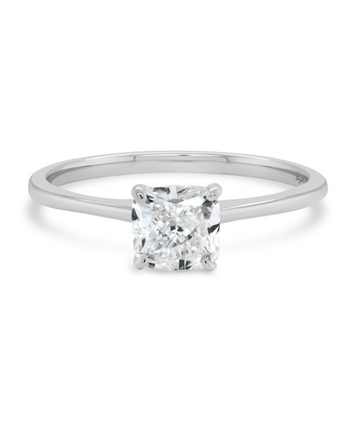 1.00CT Cushion Cut Halo Engagement Ring sur le site 