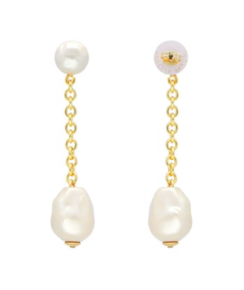 BOUCLES D'OREILLES HANGING ORGANIC PEARL VANESSA BARONI acheter