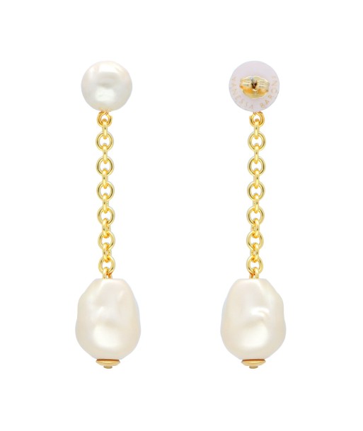 BOUCLES D'OREILLES HANGING ORGANIC PEARL VANESSA BARONI acheter