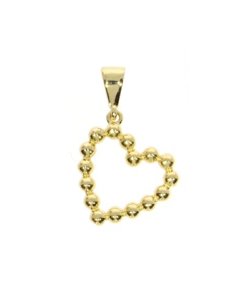 Beaded Heart Pendant soldes