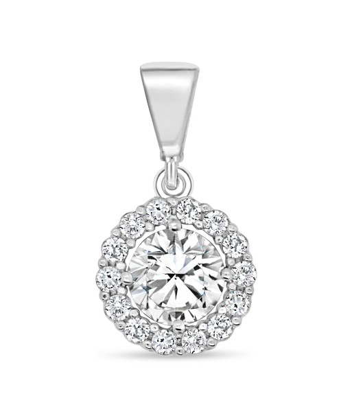 Halo Pendant: White Gold du meilleur 