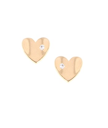 Heart Earrings: Rose Gold le concept de la Pate a emporter 