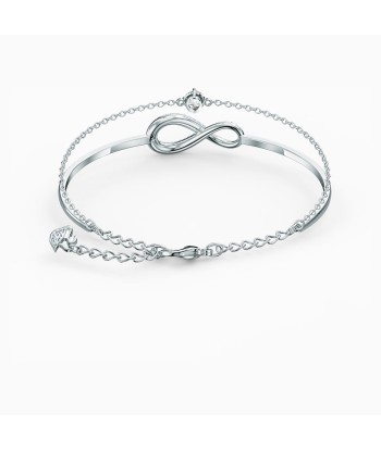 Swarovski Infinity Bangle Bracelet: White Fin de série