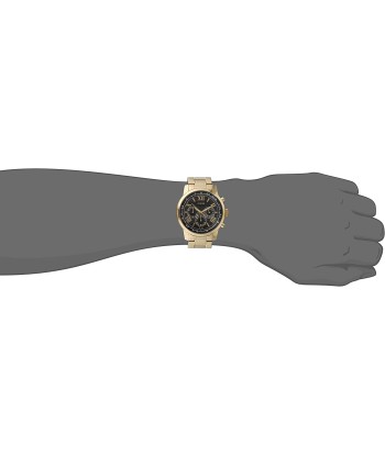 Guess Men's Chronograph Watch: Black/Gold acheter en ligne