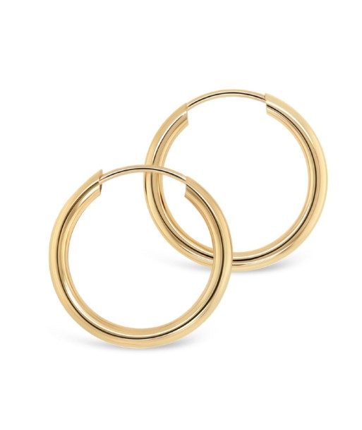 15mm Sleeper Hoops: Yellow Gold Découvrez la collection