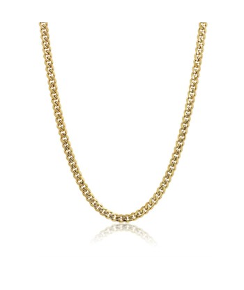 7.7mm Italgem Stainless Steel Men's Yellow Gold Tone Curb Chain Vous souhaitez 