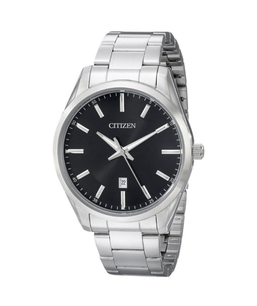 Citizen Quartz Watch: Silver/Black votre