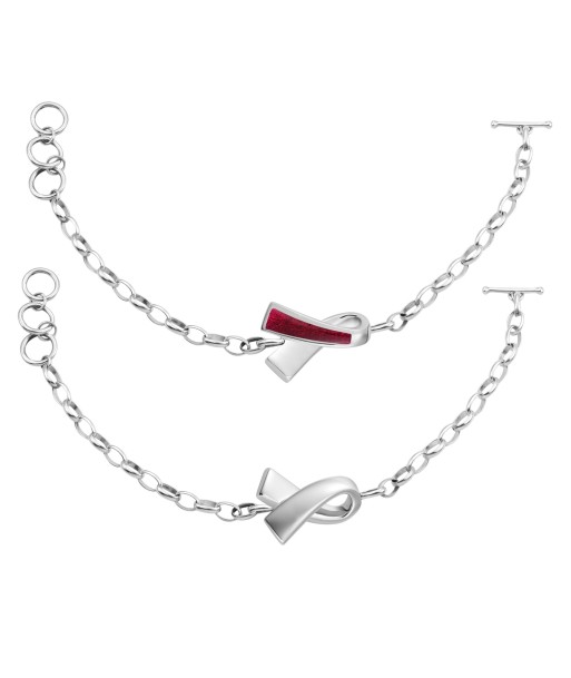 Sarah's Hope Ribbons of Hope Sterling Silver Bracelet suggérées chez