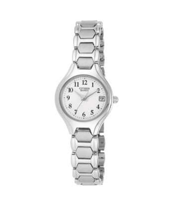 Citizen Quartz Watch: Silver Tone Paris Déstockage Promo