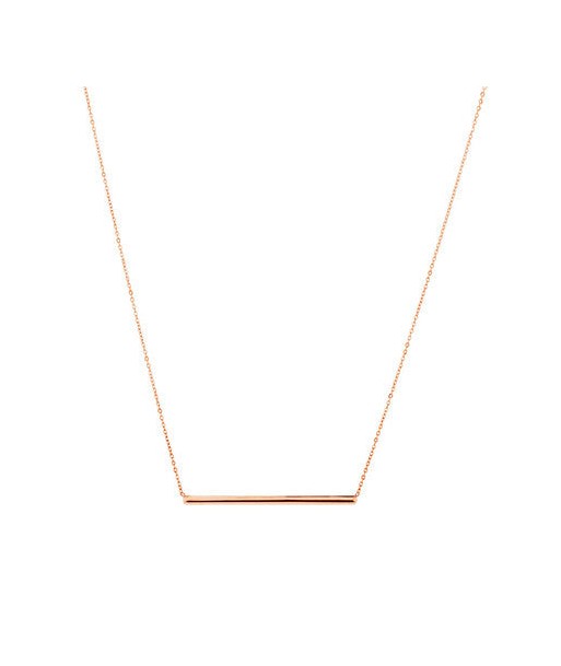 Rose Gold Bar Necklace Comment ça marche