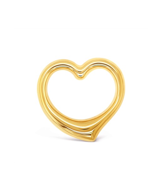 Open Heart Pendant: Yellow Gold acheter en ligne