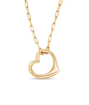 Open Heart Pendant: Yellow Gold acheter en ligne