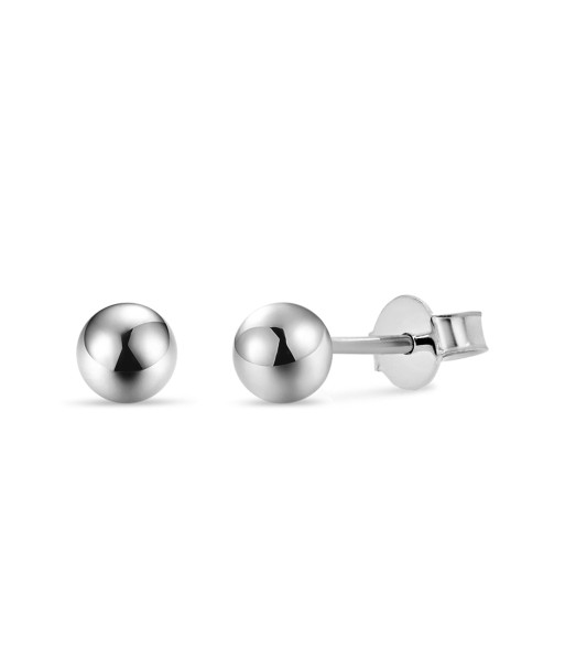 5MM Ball Studs: White Gold de l' environnement