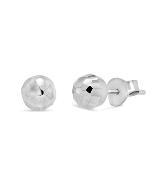 5MM Diamond Cut Ball Earrings: White Gold Comment ça marche