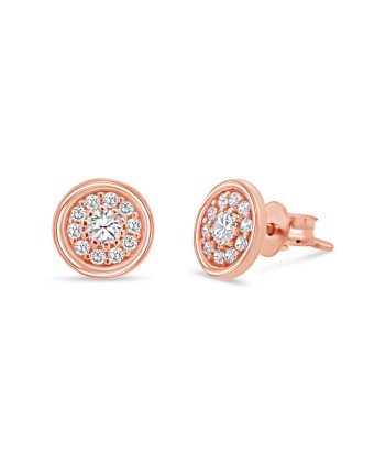 Circle CZ Earrings: Rose Gold une grave pollution 