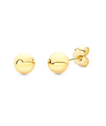 5MM Ball Studs: Yellow Gold les muscles