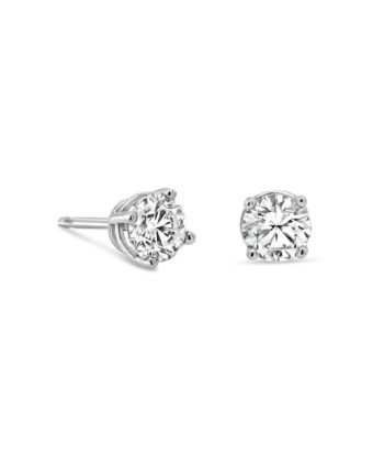 CZ Round Stud Earrings des créatures d'habitude