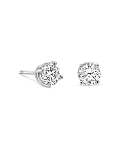 CZ Round Stud Earrings des créatures d'habitude