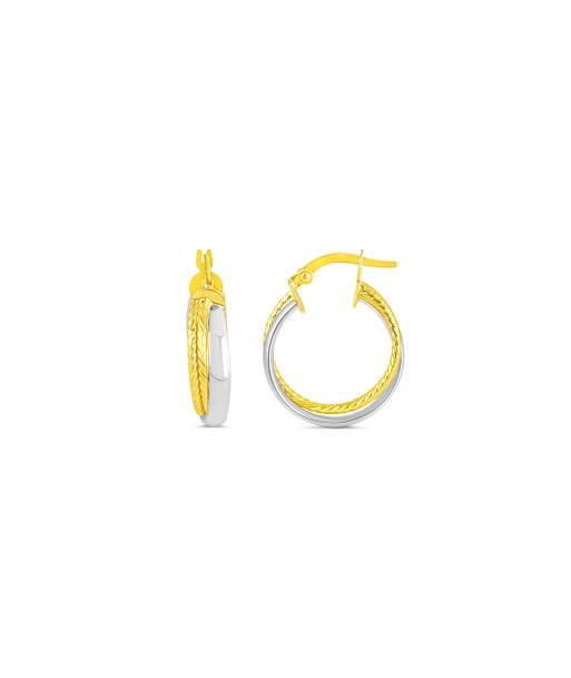 Two Tone Hoops acheter en ligne