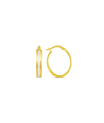 Two-Tone Hoops la livraison gratuite