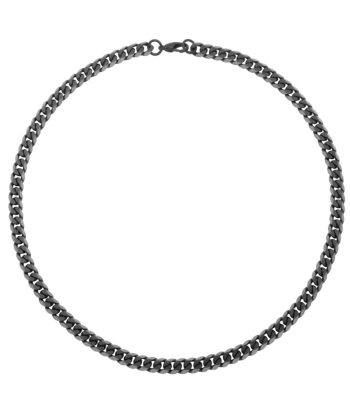 22" Steelx Stainless Steel Men's Black Curb Chain ouvre sa boutique