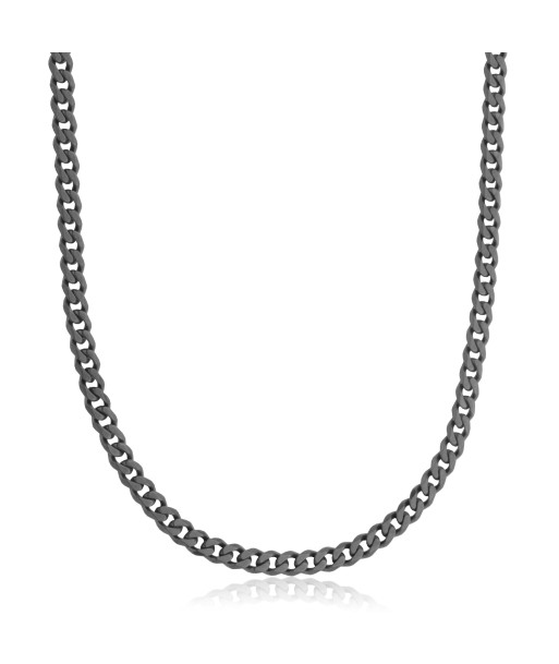 6mm Steelx Stainless Steel Black Curb Chain livraison gratuite