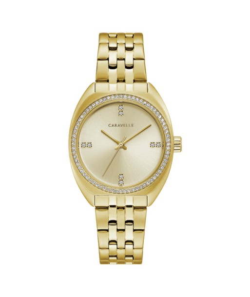 Caravelle Women's Watch: Gold Tone Les êtres humains sont 