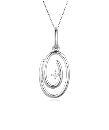 Swirl Necklace: Sterling Silver 2023