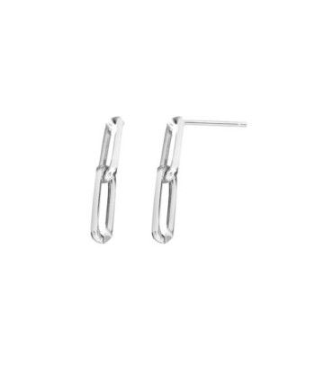 Paperclip Sterling Silver Earrings outlet