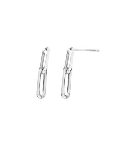 Paperclip Sterling Silver Earrings outlet