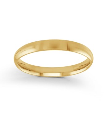 3mm Wedding Band: Yellow Gold Economisez 