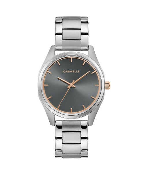 Caravelle Ladie's Watch: Silver & Grey paiement sécurisé