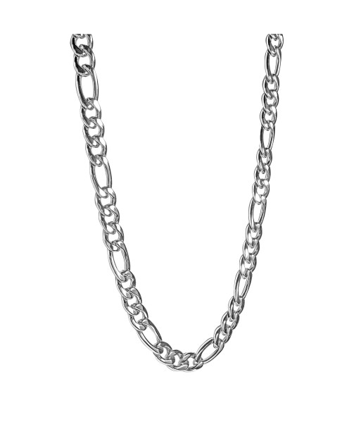 9.5mm Italgem Stainless Steel Men's Figaro Chain pas cher