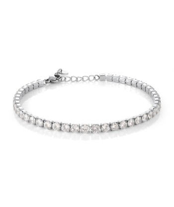 3mm Italgem Stainless Steel Tennis Bracelet JUSQU'A -70%! 