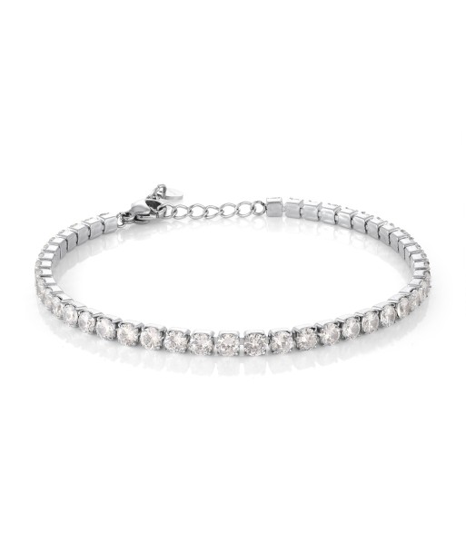 3mm Italgem Stainless Steel Tennis Bracelet JUSQU'A -70%! 