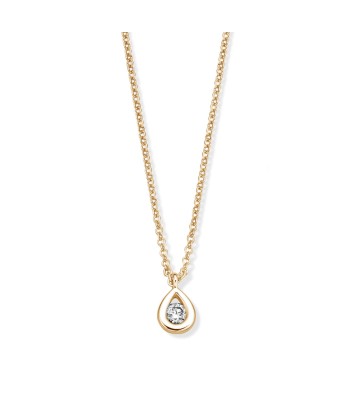 COLLIER OR JAUNE 750 DIAMANT de la marque