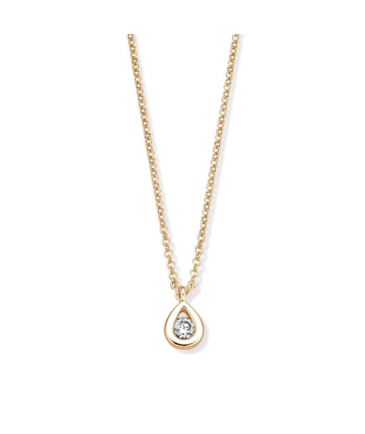 COLLIER OR JAUNE 750 DIAMANT de la marque