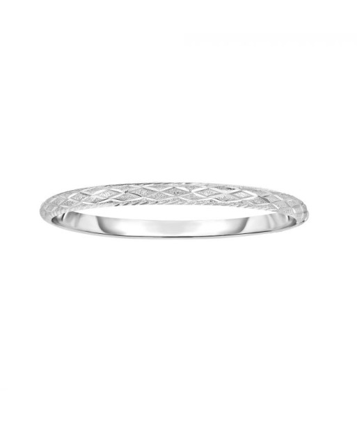 5mm Sterling Silver Patterned Bangle du meilleur 