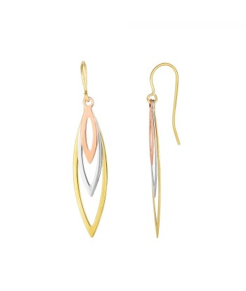 Tri-Tone Leaf Earrings une grave pollution 