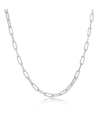 2.5mm Sterling Silver Paperclip Chain les ligaments