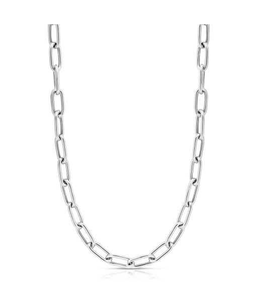 6.5mm Sterling Silver Men's Paperclip Chain Les magasins à Paris et en Île-de-France