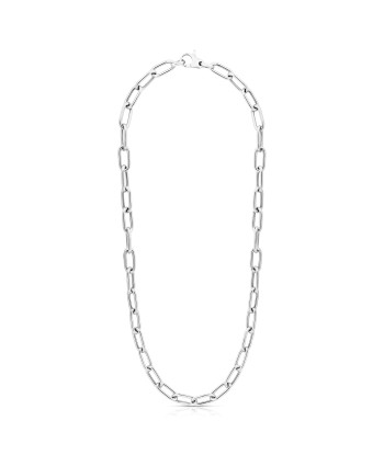 6.5mm Sterling Silver Men's Paperclip Chain Les magasins à Paris et en Île-de-France