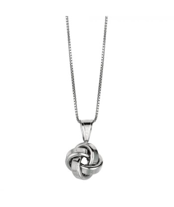 Polished Love Knot Necklace solde