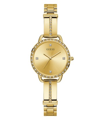 Guess Petite Ladies Sparkle Watch: Gold livraison gratuite