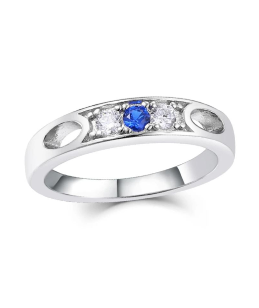 Classic Family Ring (3-5 Birthstones, Available in Sterling Silver, White Gold or Yellow Gold) Dans la société mordern