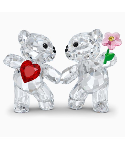 Swarovski Kris Bear: Happy Together Crystal Figurine brillant des détails fins