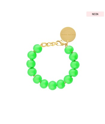 BRACELET MINI BEADS NEON GREEN VANESSA BARONI Paris Déstockage Promo