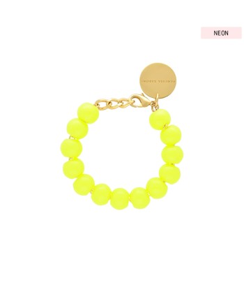 BRACELET MINI BEADS NEON JAUNE VANESSA BARONI Paris Déstockage Promo