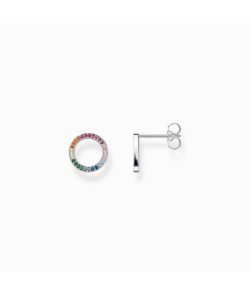 CLOUS D'OREILLES THOMAS SABO PIERRE MULTICOLORES DORE Fin de série